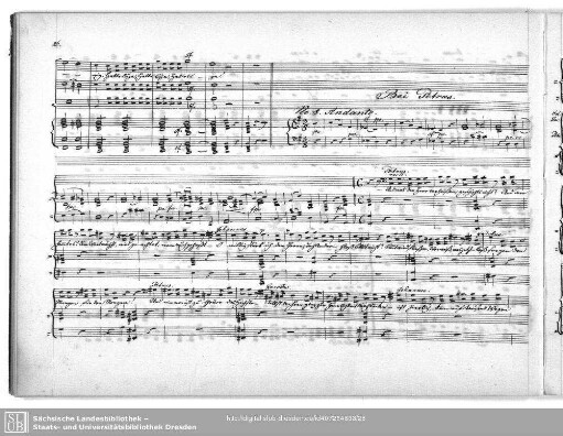 No.8 [Recitativ] / Bei Petrus: Und was