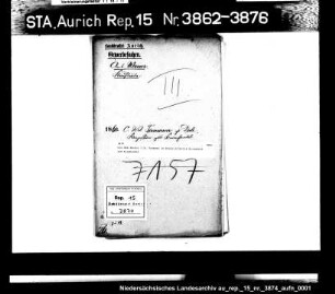 Die dem Bäcker C.W. Tiemann in Diele erteilte Erlaubnis zum Kramhandel