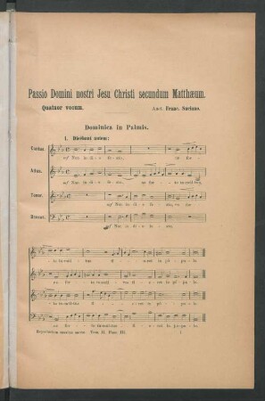 Passio Domini nostri Jesu Christi secundum Matthaeum