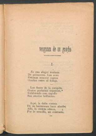 Venganza de un gaucho