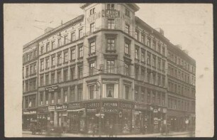 Ansichtskarte Zigarrenfabrik, Oranienstraße, Ecke Adalbertstraße