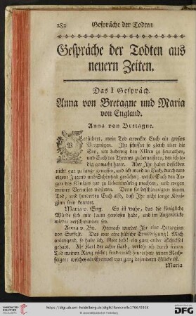 Gespraeche der Todten aus neuern Zeiten