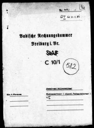 Einkommensteuer einschließlich Gewinnabführung, Band 1