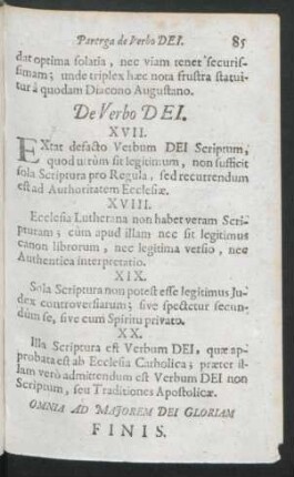 De Verbo Dei
