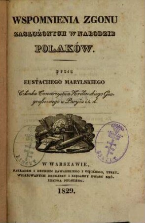 Wspomnienia zgonu zasłużonych w narodzie Polaków