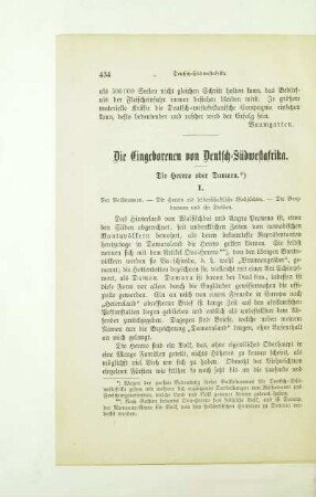 Die Eingeborenen von Deutsch-Südwestafrika