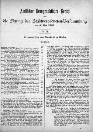 No 18, 4. Mai 1882