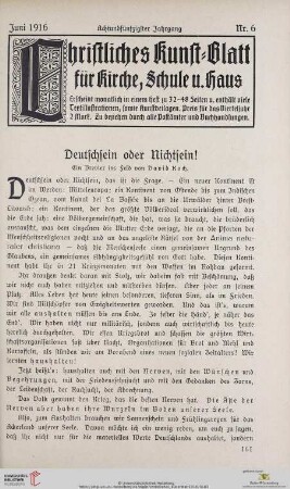 Nr. 6 (Juni 1916)