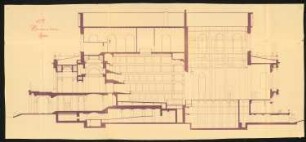 Opernhaus, Hannover: Längsschnitt 1:100