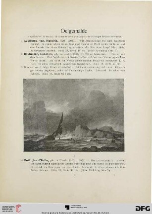Abteilung I. Ölgemälde (Nr. 1-97)