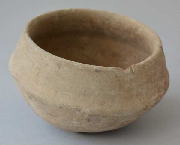 Fragment of a tripod clay bowl