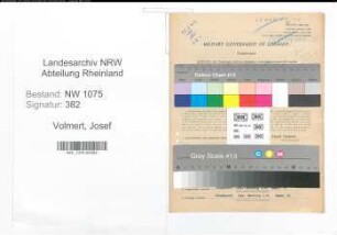 Entnazifizierung Josef Volmert , geb. 27.04.1904 (Bauunternehmer)