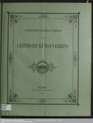 26.1892: Bericht des Leipziger Kunstvereins