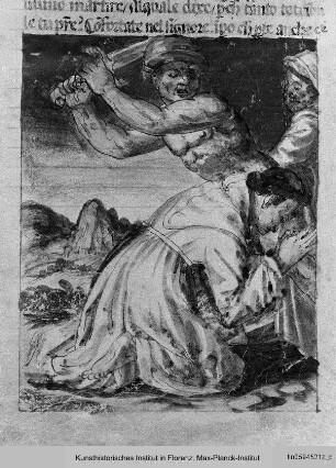 La Franceschina : Martyrium von Franziskanern durch Erstechen und Enthauptung