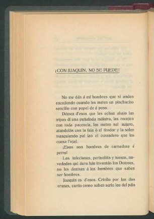 ¡Con Juaquín, no se puede!
