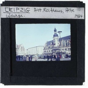 Leipzig, Altes Rathaus,Leipzig, Alte Waage,Leipzig, Markt