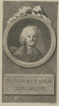 Bildnis des Johann Friedrich Wilhelm Jerusalem