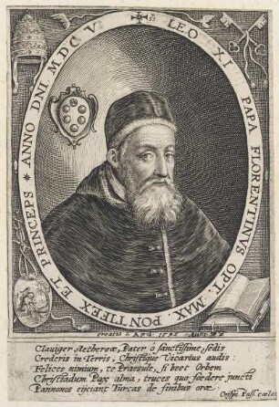 Bildnis von Papst Leo XI.