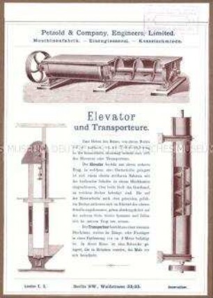 Elevator und Transporteur