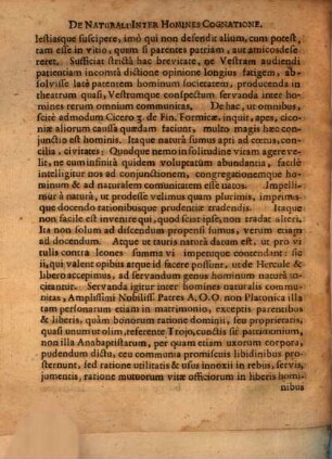 Conradi Friedeliebi ... de naturali inter homines cognatione oratio civilis : cum theologiae, iursprudentiae & philosophiae syncretismo scripta