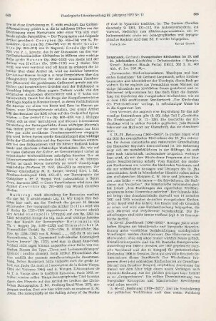866-869 [Rezension] Langmaack, Gerhard, Evangelischer Kirchenbau im 19. und 20. Jahrhundert