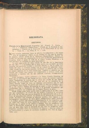 Bibliografía : Historia