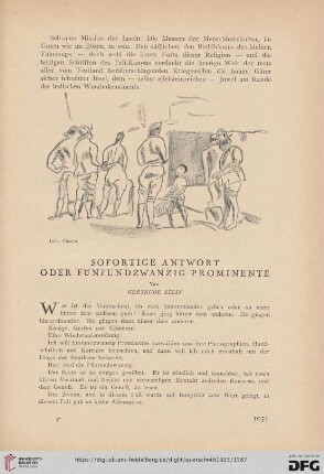 5: Sofortige Antwort oder fünfundzwanzig Prominente