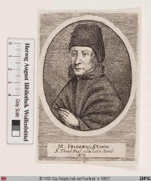 Bildnis Friedrich Schon (Schön?)