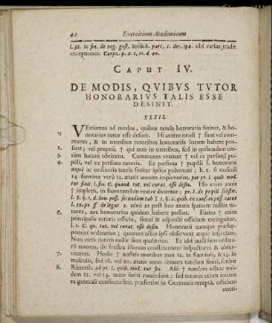 Caput IV. De Modis, Quibus Tutor Honorarius Talis Esse Desinit.