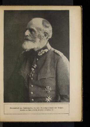 Generaloberst von Falkenhausen, der neue Generalgouverneur von Belgien.