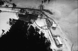 Feldberg - Bärental: Feldberger Hof von Norden und Osten; von oben