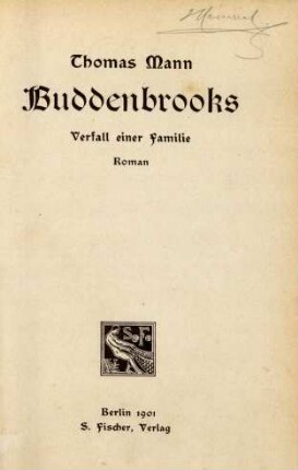 Bd. 2: Buddenbrooks