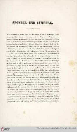 Sponeck und Limburg