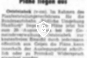Pläne liegen aus