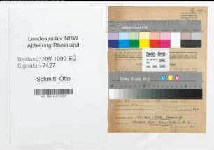 Entnazifizierung Otto Schmitt, geb. 08.12.1902 (Lehrer)