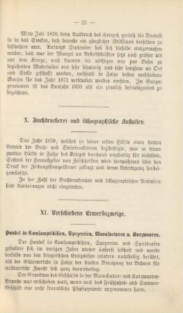 X. Buchdruckereien und lithographische Anstalten.