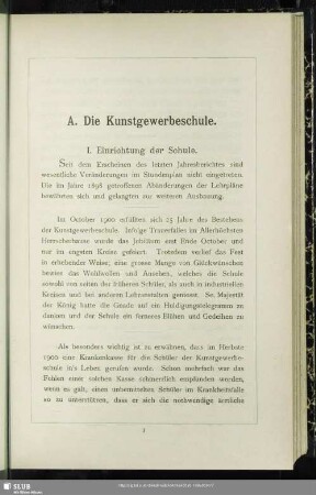 A. Die Kunstgewerbeschule