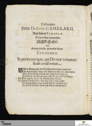 Programma Invitatorium