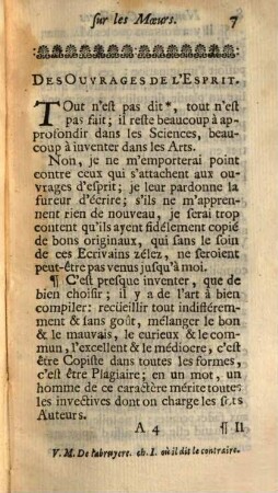 Theophraste moderne ou nouveaux caractères sur les moeurs