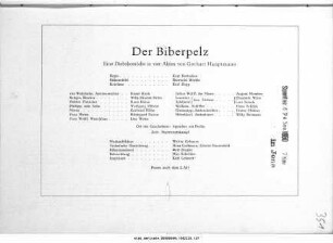 Der Biberpelz