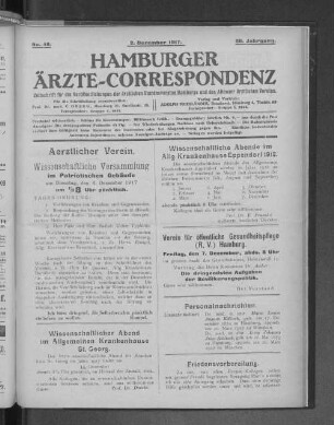 Aerztlicher Verein.
