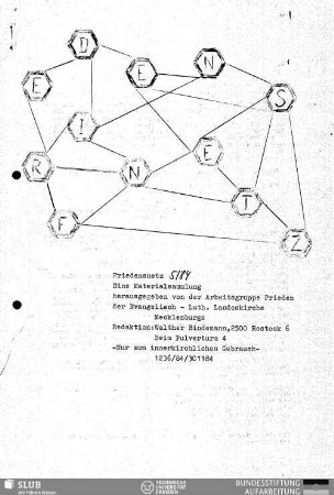 1984,5: Friedensnetz : Informationen, Texte, Anregungen