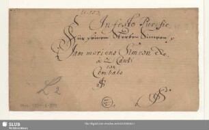 Stimmensatz [Schreiber: Jacobi, S.]