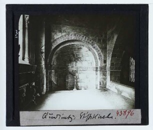 Quedlinburg, Stiftskirche St. Servatius : N-Seitenschiff, Apsis (v.d. Empore aus)