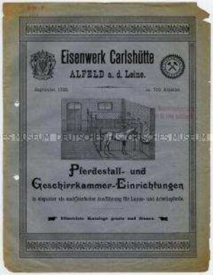Pferdestall- und Geschirrkammer-Einrichtungen