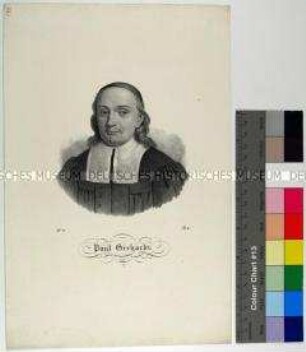 Porträt des lutherischen Theologen und Kirchenlieddichters Paul Gerhardt