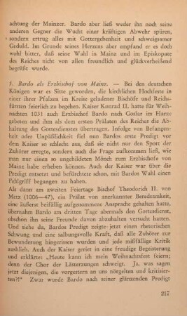 5. Bardo als Erzbischof von Mainz.
