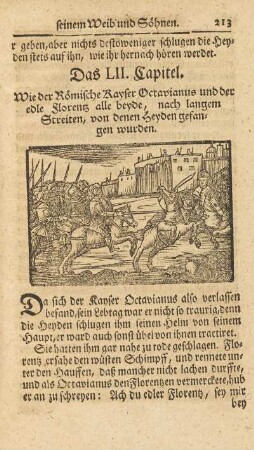Das LII. Capitel. WIe der Römische Kayser Octavianus ...