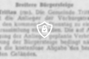 Breitere Bürgersteige