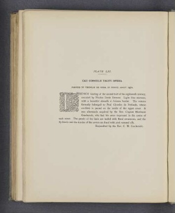 [PLATES LXI-LXV]